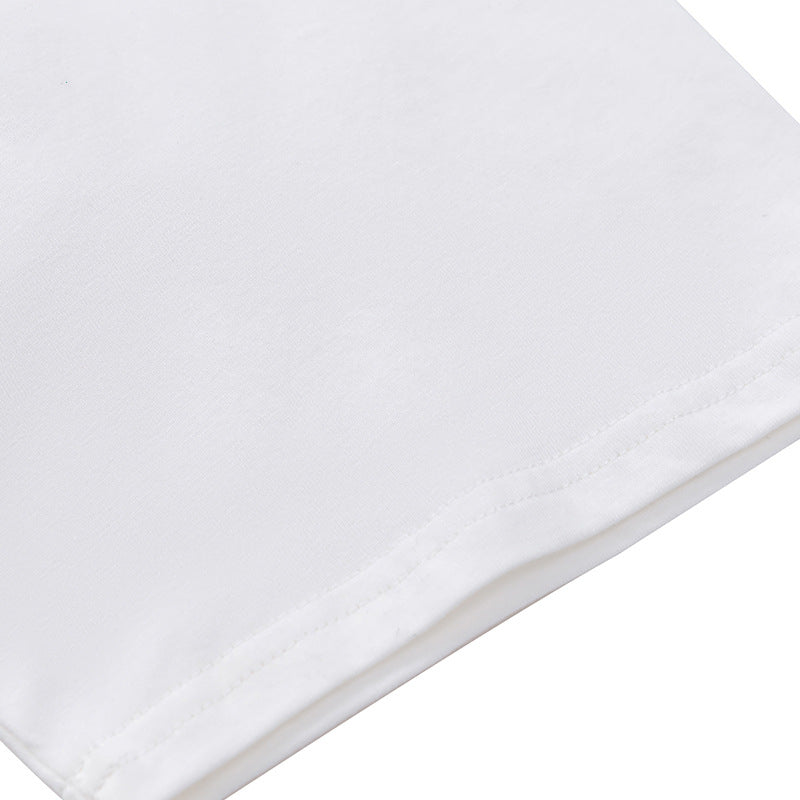 Fashion Letter Foaming Printing Men's T Shirt