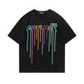 Fashion Letter Foaming Printing Men's T Shirt