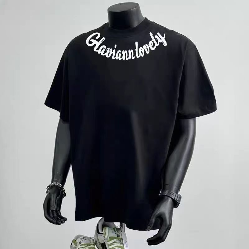 Letter-printed Short-sleeve T-shirt