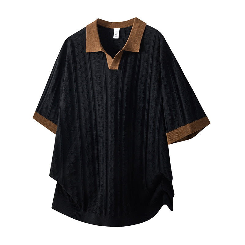 Men's High-End American-Style Heavyweight Short-Sleeve Casual Trendy T-Shirt