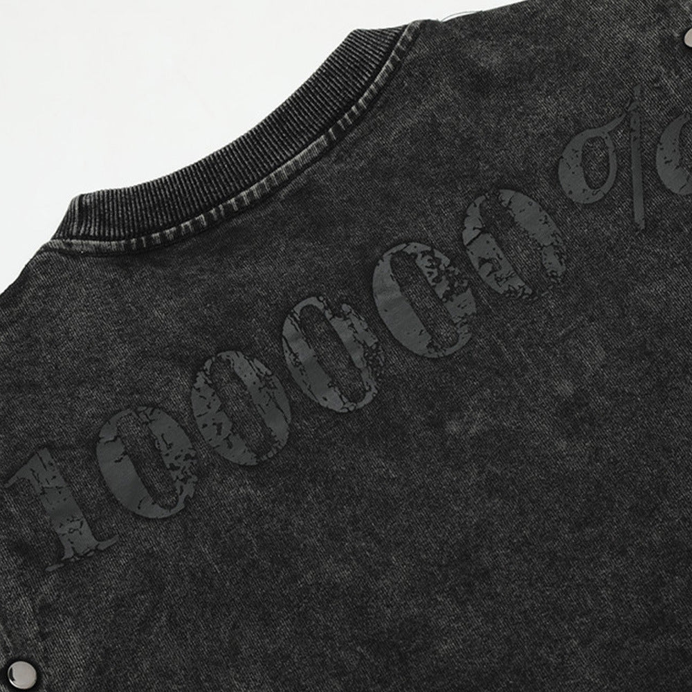 Men's Personalized Punk Letter T-shirt